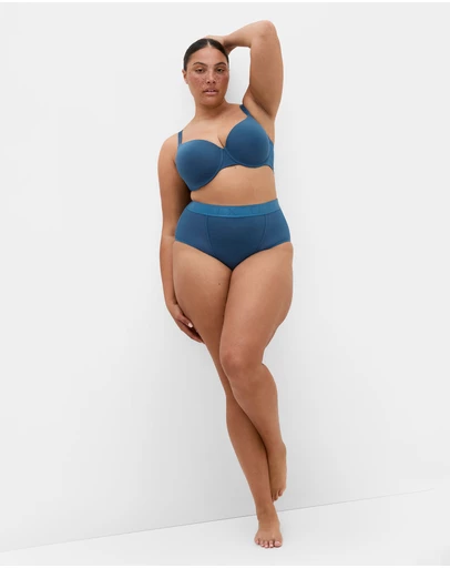 City Chic - Plus size Signature T-Shirt Bra - posiedon