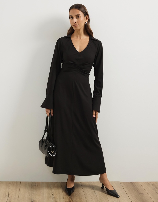 Atmos&Here - Franki Ruched Waist Midi Dress