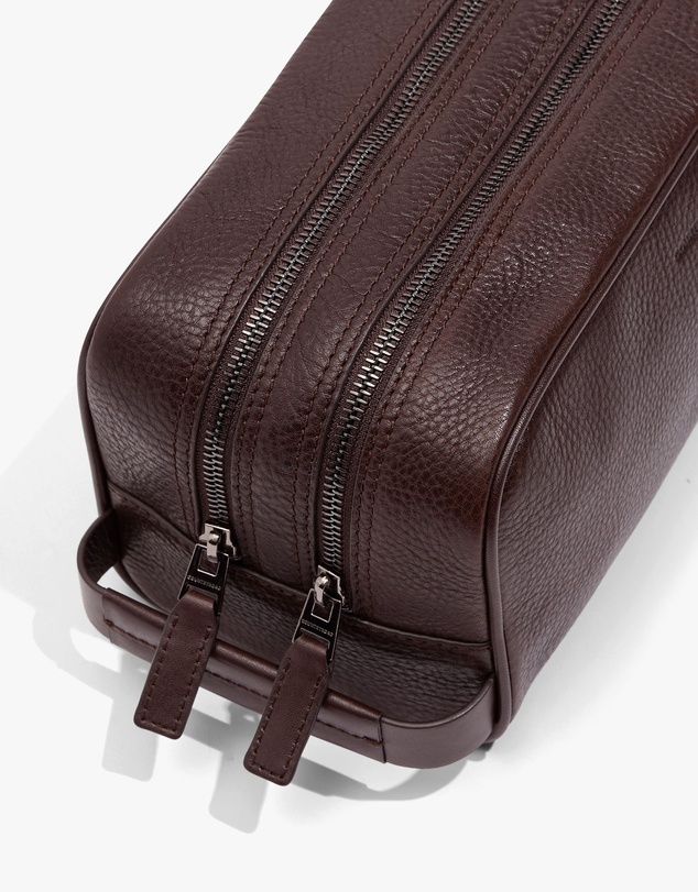 Country Road - Large Leather Wash Bag