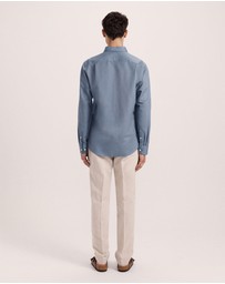 SABA - Reeves Long Sleeve Classic Linen Cotton Shirt