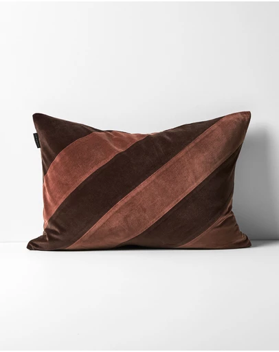 Aura Home - Velvet Stripe Cushion