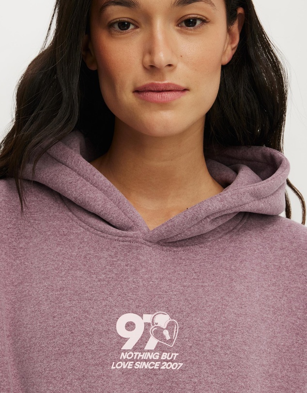 Cotton On Body Active - Plush Premium Graphic Hoodie