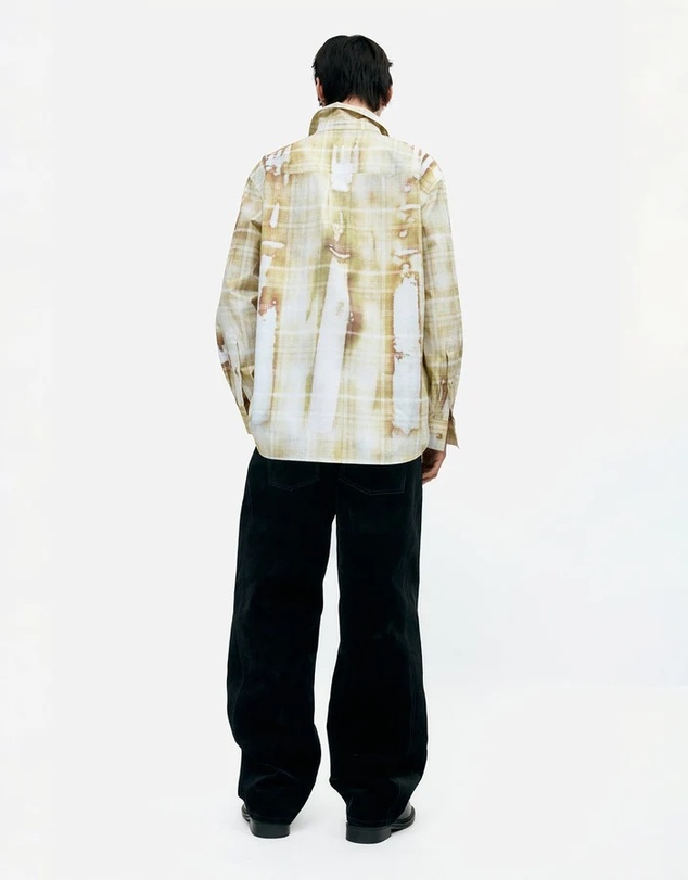 Andersson Bell - Trompe L'oeil Printed Check Shirt