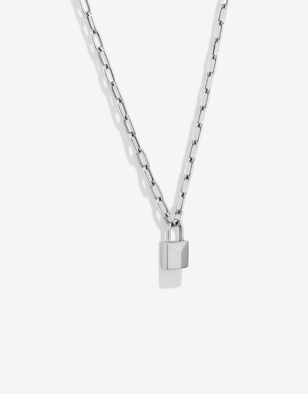 Michael Hill - Signature Lock Necklace in Sterling Silver