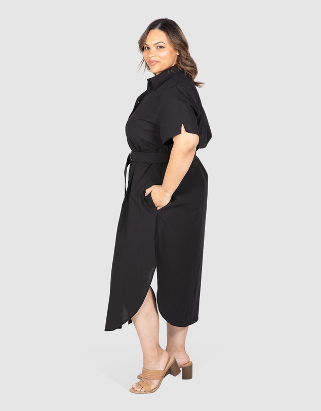 Love Your Wardrobe - Molly Poplin Shirt Dress