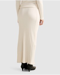 Forever New - Maribella Ribbed Maxi Skirt