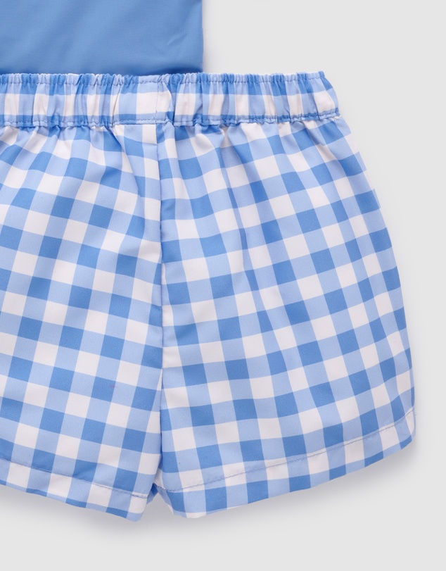 Purebaby - Board Short & Rashie Swim Set- Kids-Babies