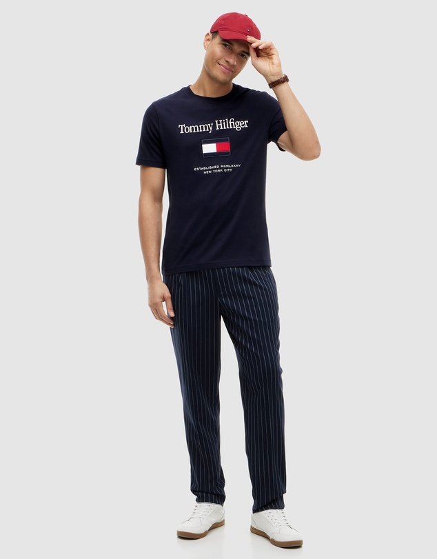 Tommy Hilfiger - Logo Embroidery Jersey T-Shirt