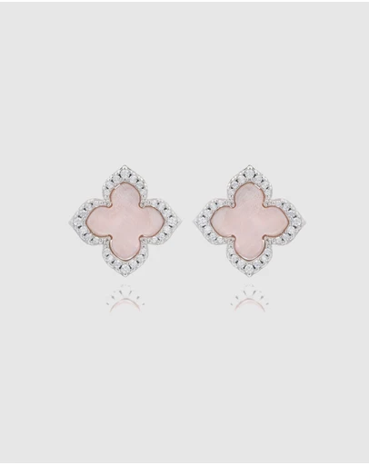 Georgini - Sydney Soirée Fairwater Mother of Pearl Stud Earrings Silver