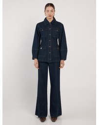 Fate + Becker - Wren Denim Sculpted Jacket