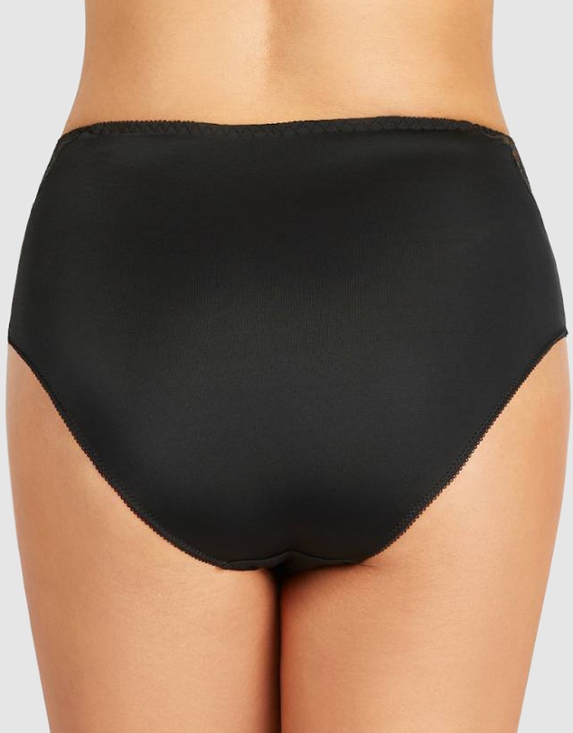 Nessa - Sonata High Waist Full Cut Brief with Embroidery