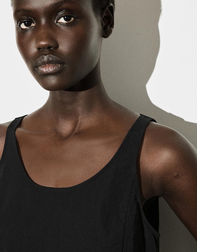 COS - Jersey-Panelled Nylon Mini Dress