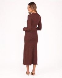Petal & Pup - Makenna Knit Dress - Brown