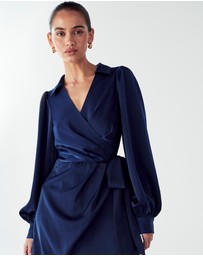 Willa - Pearl Wrap Dress