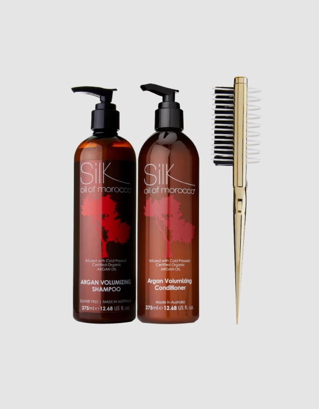 Silk Oil of Morocco - Argan Give Me Volume - Value Pack