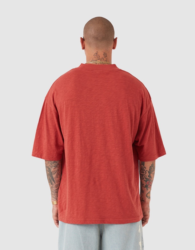 Zanerobe - Crest Slub Flow Tee Cherry