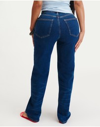 Cotton On - Curvy Stretch Straight Jeans