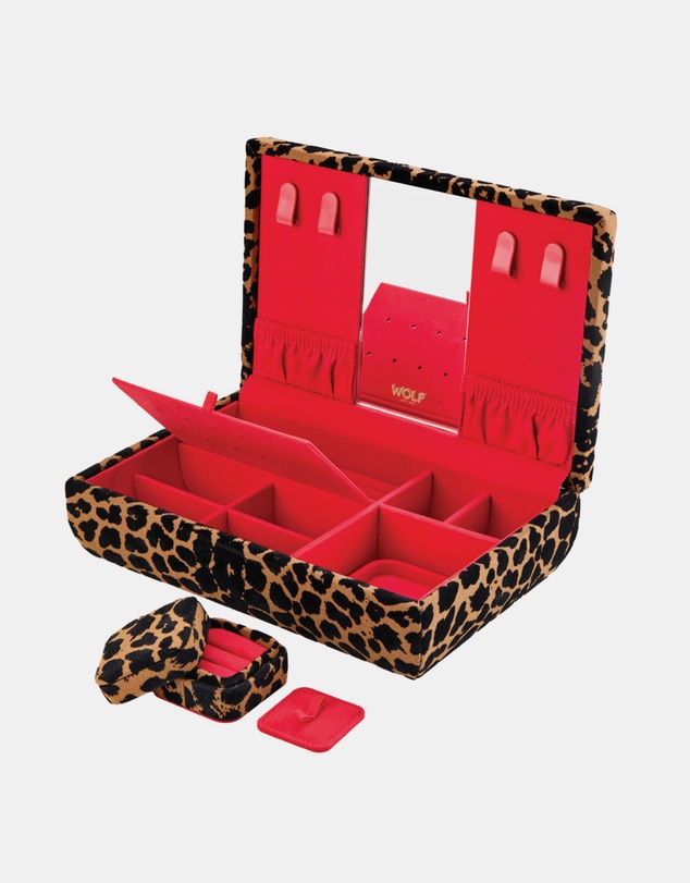 Wolf - WOLF Savanna Leopard Print Medium Jewellery Box