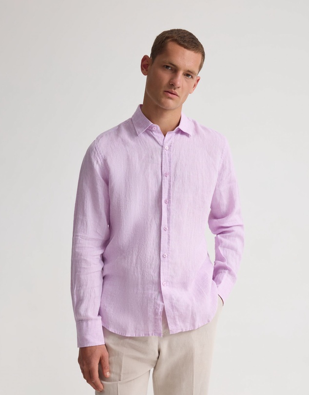 Oxford - Cooper Organic Linen Shirt Long Sleeve