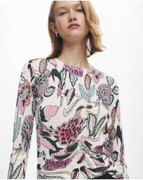 Desigual - Sweater with floral details