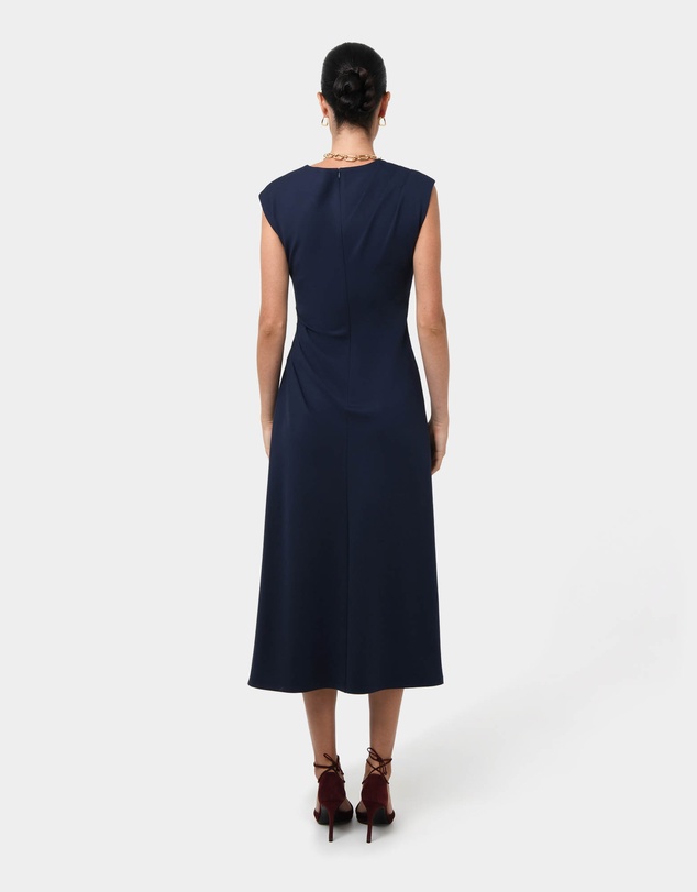 Forcast - Adele Pleated Midi Dress