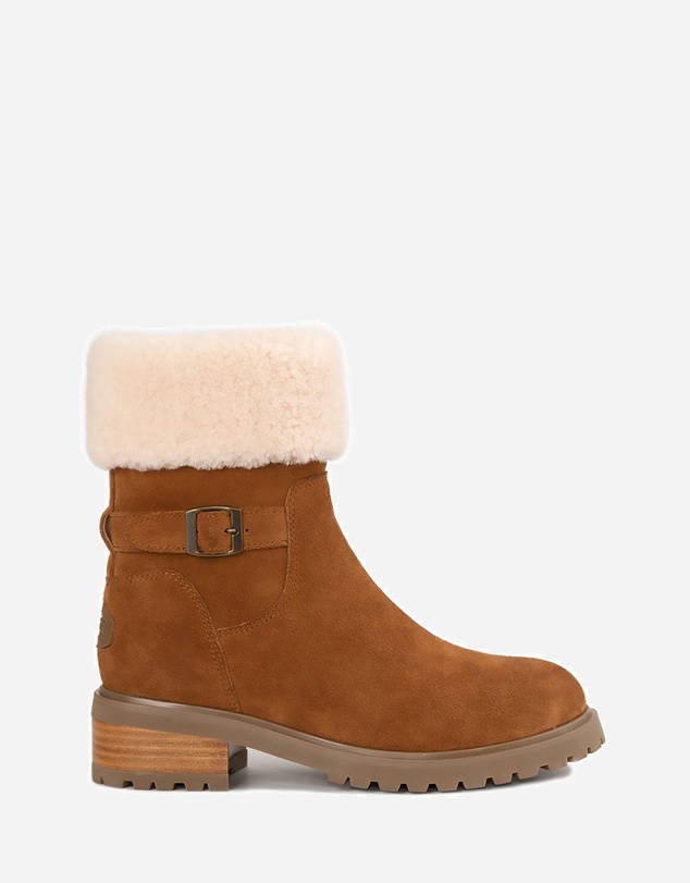 Ozwear Connection Uggs - Ugg Violet Ankle Zip Boots
