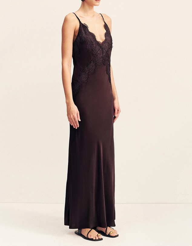 Shona Joy - Simona Lace Slip Maxi Dress