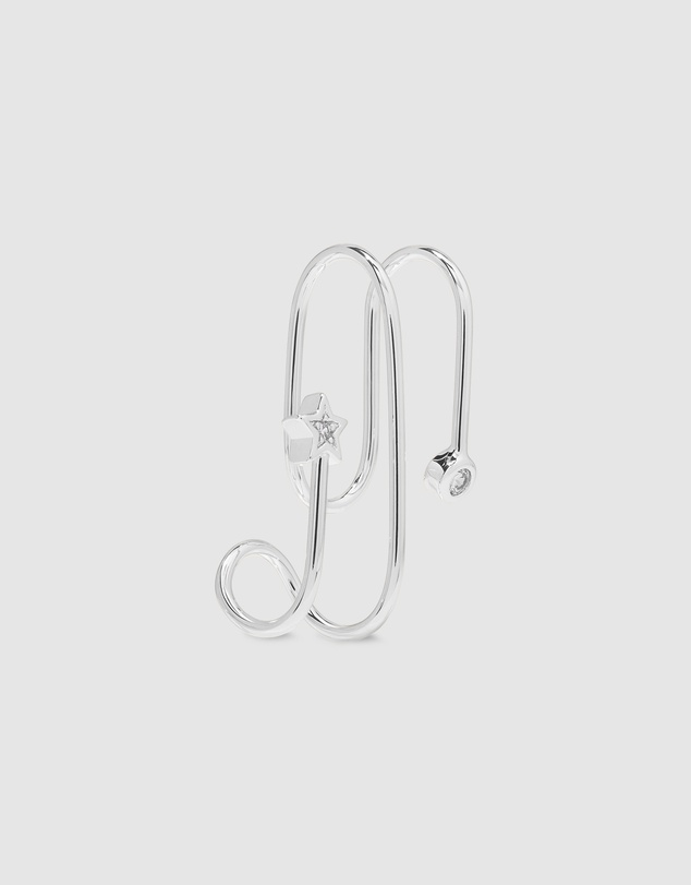 Wanderlust + Co - In The Star Silver Ear Cuff
