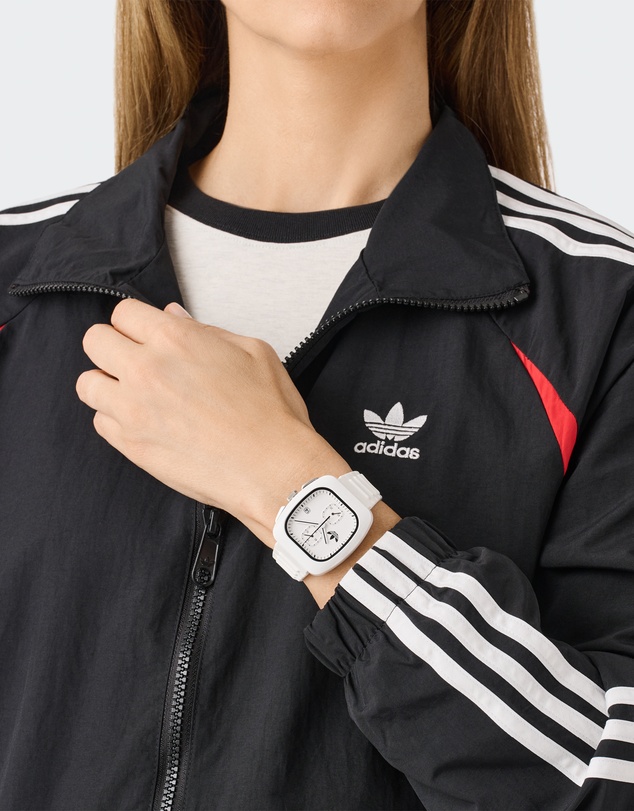 adidas Originals - Retro Wave Two Chrono 39mm White Dial and Bio-Resin Strap