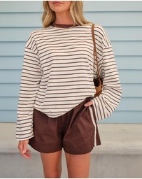 Ceres Life - Beau Long Sleeve Slouchy Tee