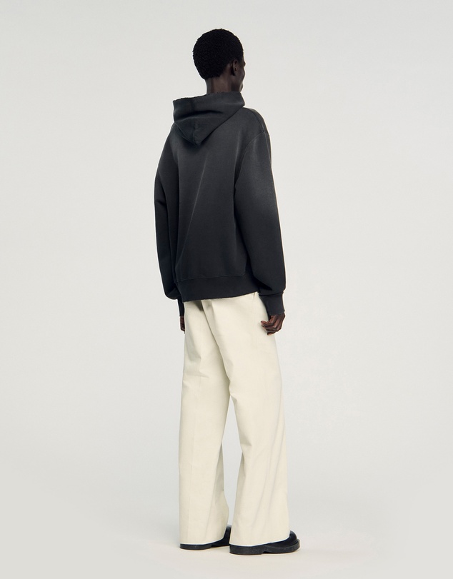 Sandro - Washed Hoodie Sweatshirt