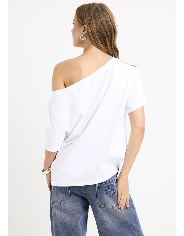 Neon Hart - Sakura One Shoulder Top