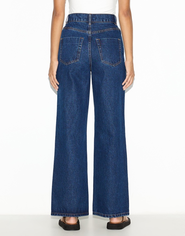Dazie - London High Waisted Wide Leg Jeans