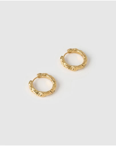 Arms Of Eve - Kira Gold Hoop Earrings - Maxi