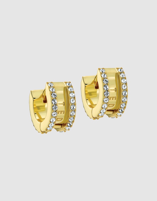 Ted Baker - ROSY: Crystal Roll Huggie Earrings