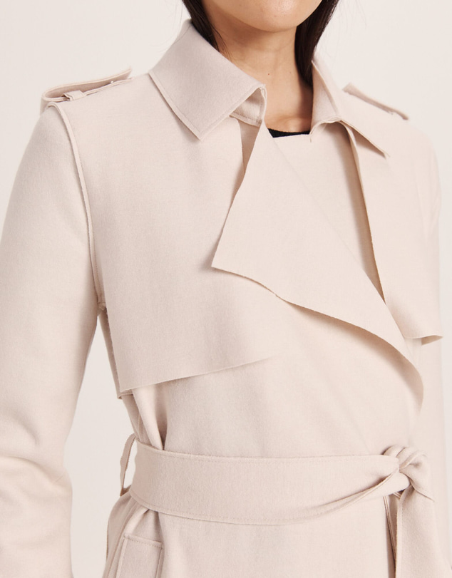 SABA - Karla Wool Longline Trench Coat