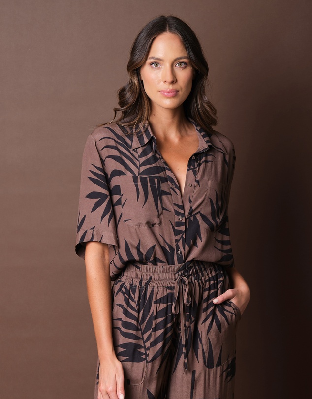 UNE PIECE - Short Sleeve Button-Up Shirt