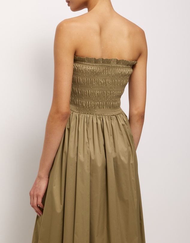 AERE - Aminta Strapless Midi Dress