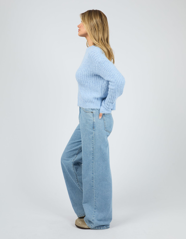 All About Eve - Ivy Knit Jumper Ocean Blue
