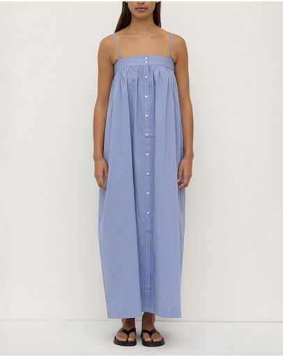 Blue & White Stripe