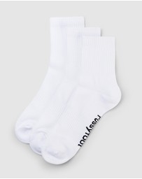 Pussyfoot - 9 Pack Unisex Sport Quarter Crew Socks