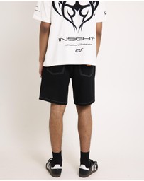 Insight - Knocker Contrast Stitch Jort