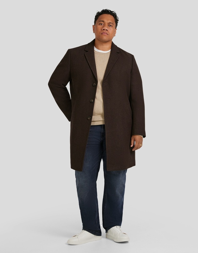 Johnny Bigg - Carson Wool Blend Overcoat