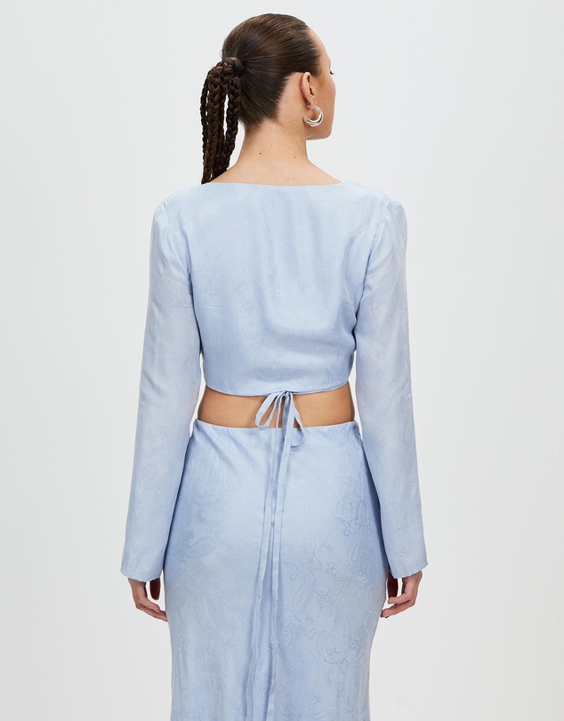 Third Form - Paisley Wrap Blouse