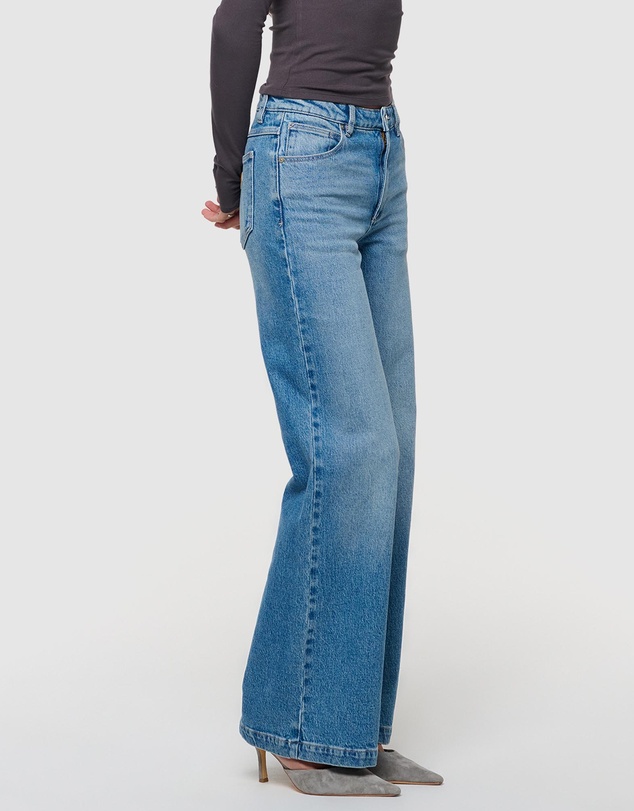 Abrand - Maya Mid Wide Jeans
