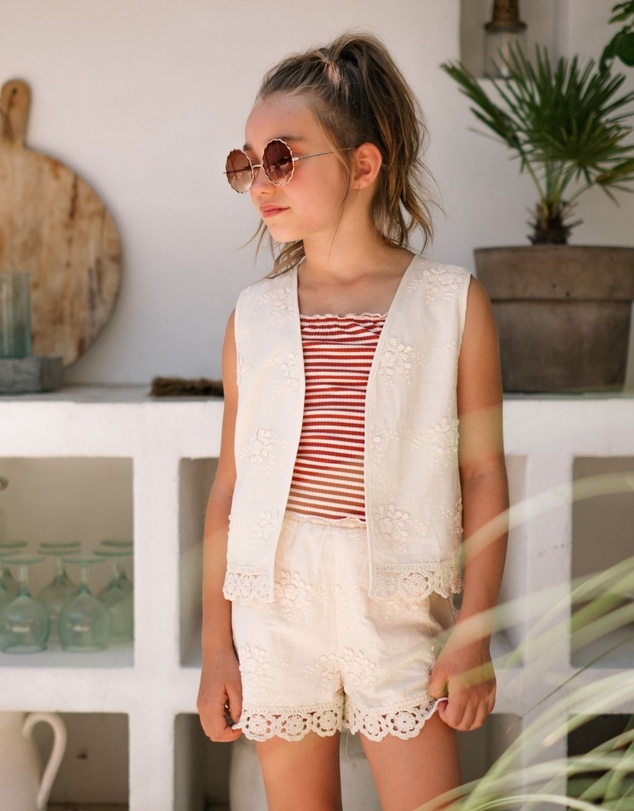 Like FLO - Dafne Embroidered Vest - Kids-Teens