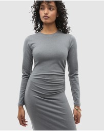 Seed Heritage - Ruched Jersey Midi Dress