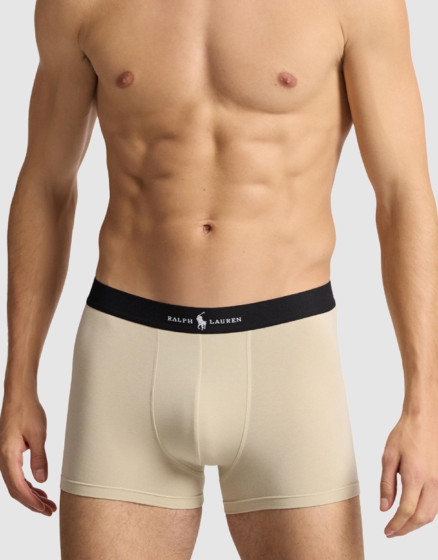 Polo Ralph Lauren - 3-Pack Classic Cotton-Blend Trunks