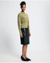 Lover - Dido Sculpted Wool Cardigan