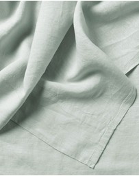 Aura Home - Evie Stonewash Organic Cotton Sheet Set in Mist